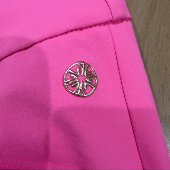 Lilly Pulitzer Luxletic Bright Pink Pull On Stretch Pants 14 - Picture 2 of 11